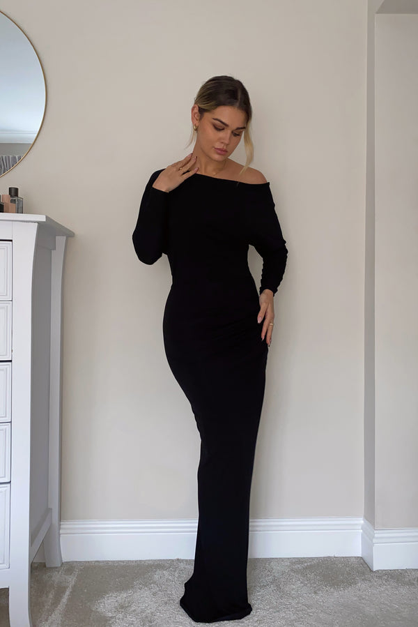Sian Off Shoulder Floor length Dress