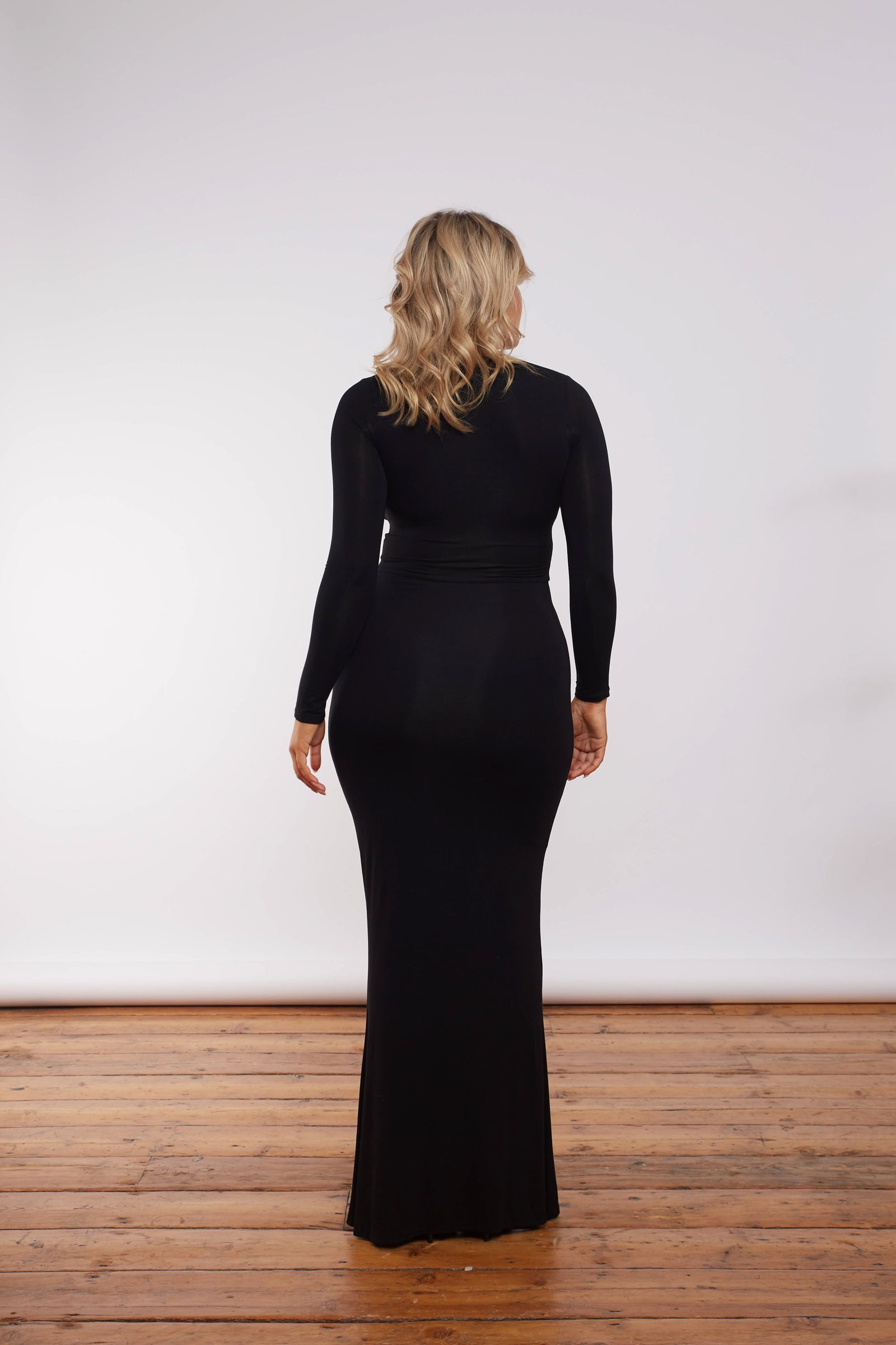 Set the Curve Long Sleeve Maxi Dress XL / Fig